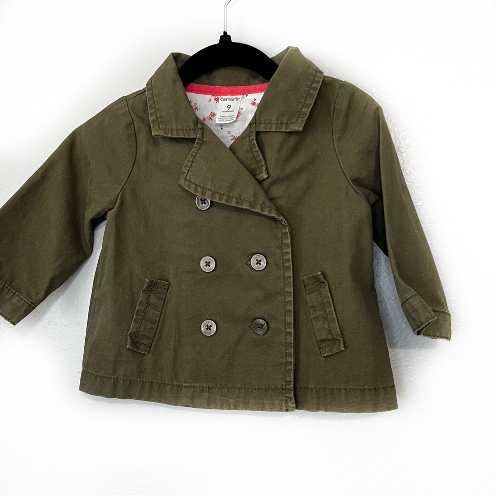 Carters Girls Green Jacket